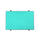 Glacier Teal Multi-Purpose Grid Glass Dry Erase Board 24'' x 36'' - Floortex