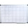 Steel Magnetic Monthly Planner Dry Erase Board with an Aluminium Frame 36'' x 24'' - Floortex