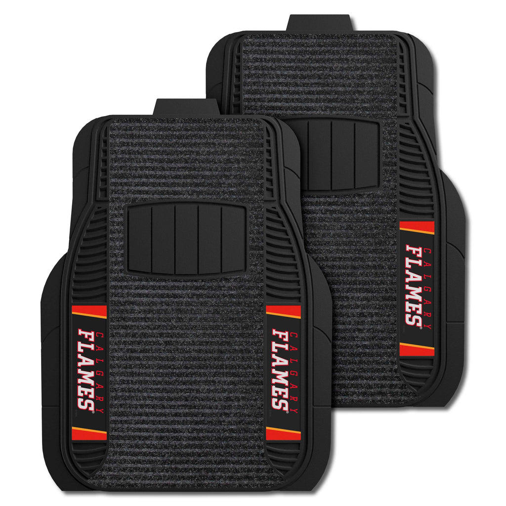 Fanmats - NHL - Calgary Flames 2-pc Deluxe Car Mat Set 21''x27''