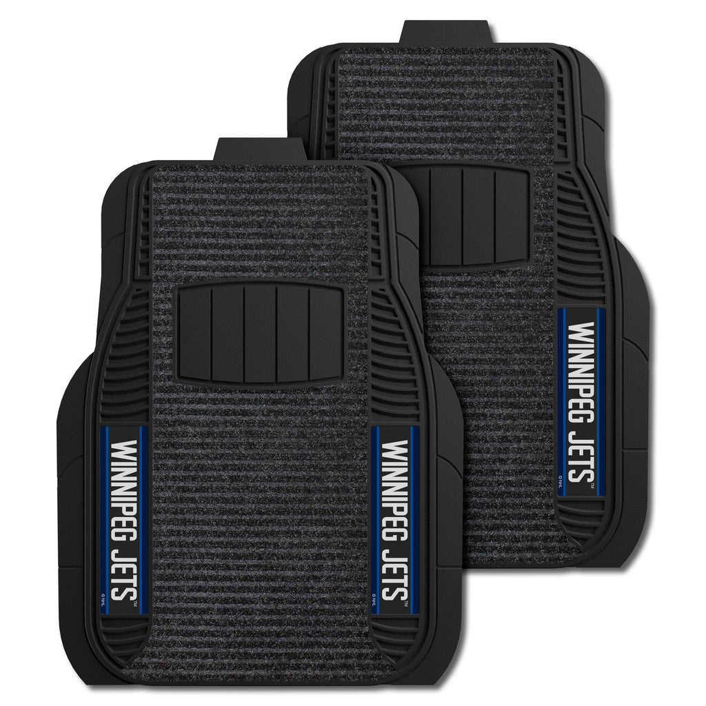 Fanmats - NHL - Winnipeg Jets 2-pc Deluxe Car Mat Set 21''x27''