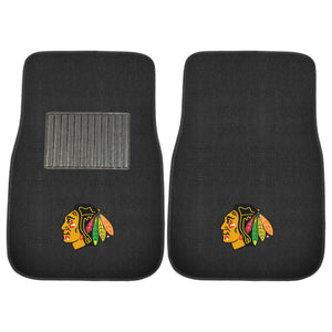 Fanmats - NHL - Chicago Blackhawks 2-pc Embroidered Car Mat Set 17''x25.5''