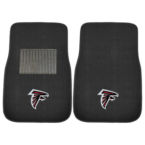 Fanmats - NFL - Atlanta Falcons 2-pc Embroidered Car Mat Set 17''x25.5''