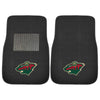 Fanmats - NHL - Minnesota Wild 2-pc Embroidered Car Mat Set 17''x25.5''