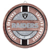 Oakland Raiders Sign Wood Barrel Design - Forever Colllectibles