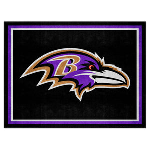 Fanmats - NFL - Baltimore Ravens 8x10 Rug 87''x117''