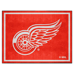 Fanmats - NHL - Detroit Red Wings 8x10 Rug 87''x117''