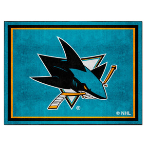 Fanmats - NHL - San Jose Sharks 8x10 Rug 87''x117''