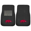 Fanmats - University of Arkansas 2-pc Embroidered Car Mat Set 17''x25.5''