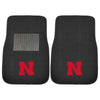 Fanmats - University of Nebraska 2-pc Embroidered Car Mat Set 17''x25.5''