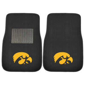 Fanmats - University of Iowa 2-pc Embroidered Car Mat Set 17''x25.5''
