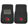 Fanmats - University of Louisville 2-pc Embroidered Car Mat Set 17''x25.5''