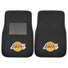 Fanmats - NBA - Los Angeles Lakers 2-pc Embroidered Car Mat Set 17''x25.5''