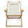 Sling Chair Natural Frame-Natural/Wheat Canvas - Casual Home