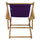 Sling Chair Natural Frame-Purple Canvas - Casual Home