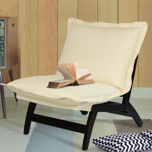 Casual Folding Lounger Chair-Espresso - Casual Home