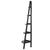 5-Shelf Corner Ladder Bookcase-Espresso - Casual Home