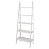 5-Shelf Ladder Bookcase-White - Casual Home