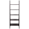 5-Shelf Ladder Bookcase-Espresso - Casual Home