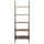 5-Shelf Ladder Bookcase-Warm Brown - Casual Home
