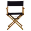 18'' Director's Chair Natural Frame-Navy Blue Canvas - Casual Home