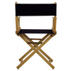 18'' Director's Chair Natural Frame-Navy Blue Canvas - Casual Home