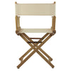 18'' Director's Chair Natural Frame-Natural/Wheat Canvas - Casual Home
