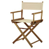 18'' Director's Chair Natural Frame-Natural/Wheat Canvas - Casual Home