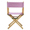 18'' Director's Chair Natural Frame-Pink Canvas - Casual Home
