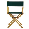 18'' Director's Chair Natural Frame-Hunter Green Canvas - Casual Home