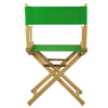 18'' Director's Chair Natural Frame-Green Canvas - Casual Home