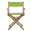 18'' Director's Chair Natural Frame-Lime Green Canvas - Casual Home