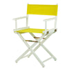 18'' Director's Chair White Frame-Yellow Canvas - Casual Home