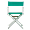 18'' Director's Chair White Frame-Teal Canvas - Casual Home