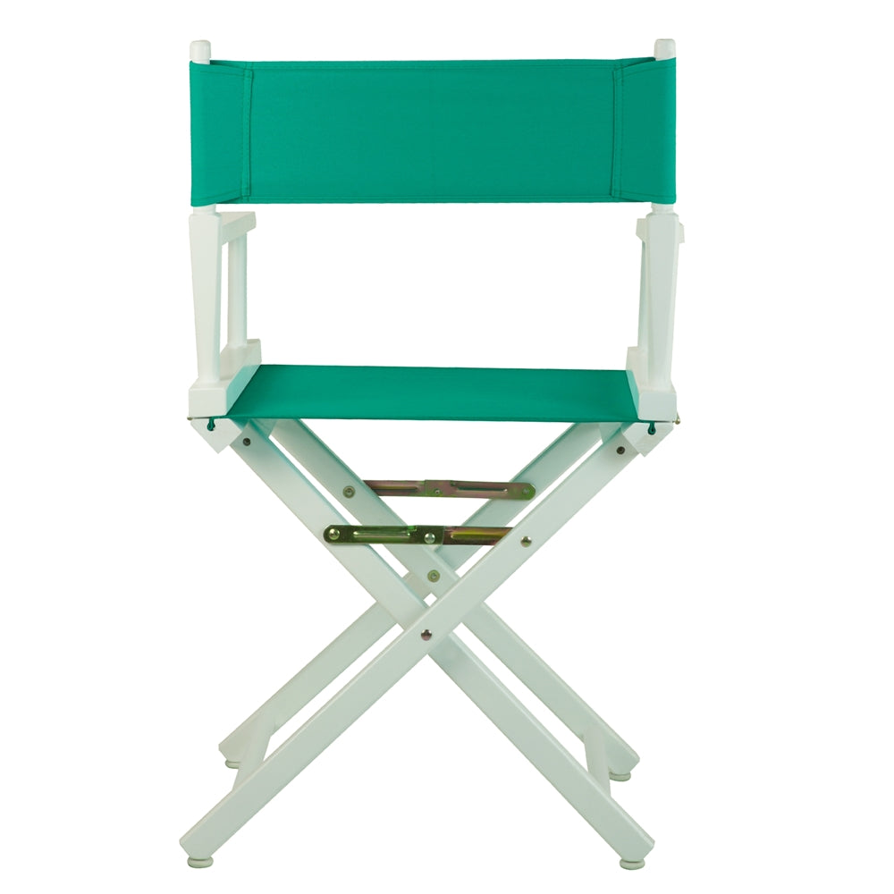 18'' Director's Chair White Frame-Teal Canvas - Casual Home