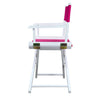 18'' Director's Chair White Frame-Magenta Canvas - Casual Home