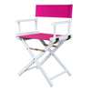 18'' Director's Chair White Frame-Magenta Canvas - Casual Home