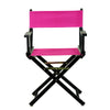 18'' Director's Chair Black Frame-Magenta Canvas - Casual Home