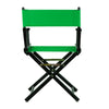 18'' Director's Chair Black Frame-Green Canvas - Casual Home