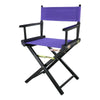 18'' Director's Chair Black Frame-Purple Canvas - Casual Home