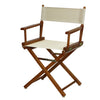 18'' Director's Chair Honey Oak Frame-Natural/Wheat Canvas - Casual Home