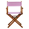 18'' Director's Chair Honey Oak Frame-Pink Canvas - Casual Home