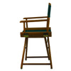 18'' Director's Chair Honey Oak Frame-Hunter Green Canvas - Casual Home