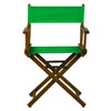 18'' Director's Chair Honey Oak Frame-Green Canvas - Casual Home