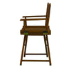 18'' Director's Chair Honey Oak Frame-Brown Canvas - Casual Home