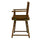 18'' Director's Chair Honey Oak Frame-Brown Canvas - Casual Home