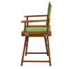18'' Director's Chair Honey Oak Frame-Lime Green Canvas - Casual Home