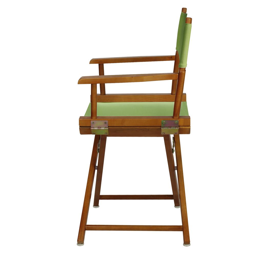 18'' Director's Chair Honey Oak Frame-Lime Green Canvas - Casual Home