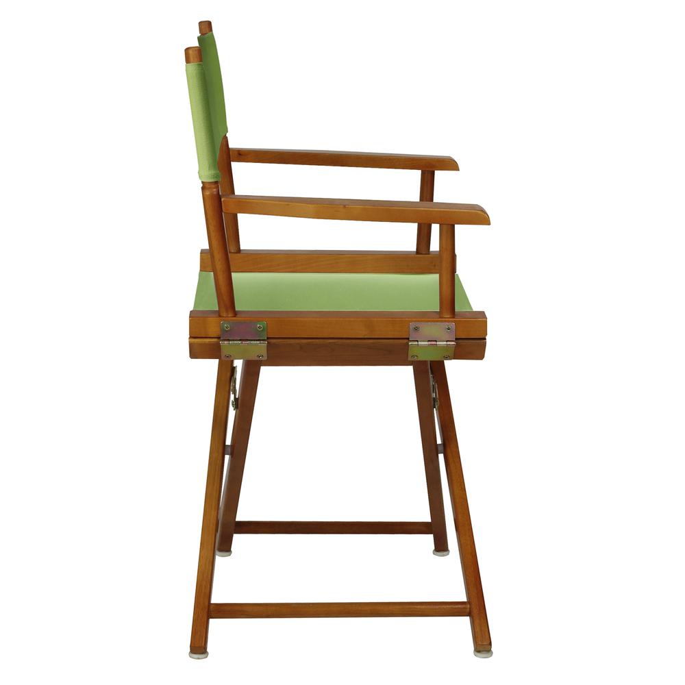 18'' Director's Chair Honey Oak Frame-Lime Green Canvas - Casual Home