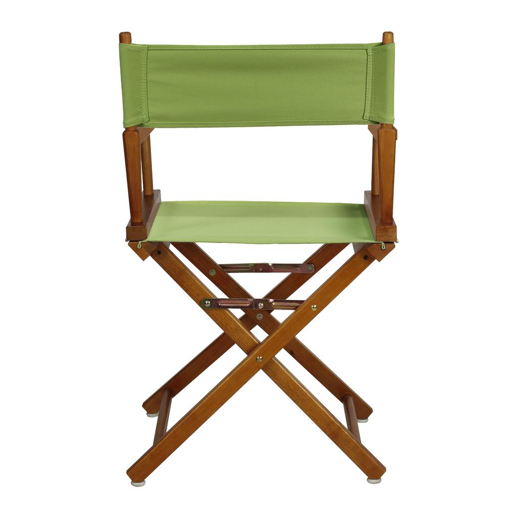 18'' Director's Chair Honey Oak Frame-Lime Green Canvas - Casual Home