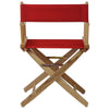 American Trails Extra-Wide Premium 18''  Directors Chair Natural Frame W/Red Color Cover